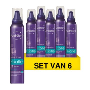 Aanbieding: Andrélon Fantastische Fixatie mousse (6x 200 ml)