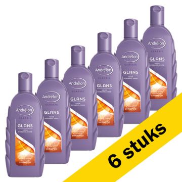 Aanbieding: Andrélon shampoo Glans (6x 300 ml)