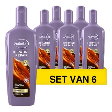 Aanbieding: Andrélon Keratine repair shampoo (6x 300 ml)