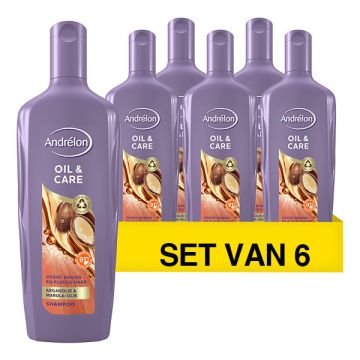 Aanbieding: Andrélon Oil & Care shampoo (6x 300 ml)