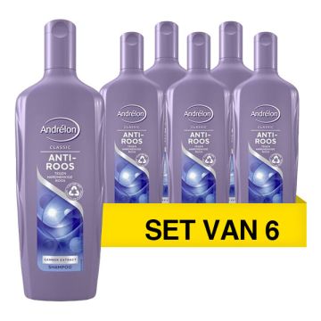 Aanbieding: Andrélon classic anti-roos shampoo (6x 300 ml)