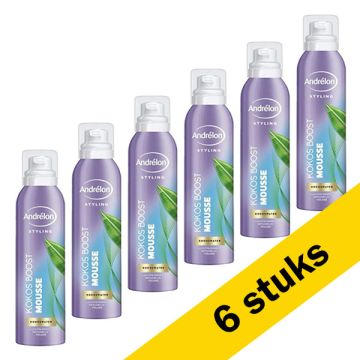 Aanbieding: Andrelon Kokos Boost Style Mousse (6x 200 ml)