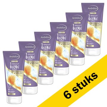 Aanbieding: Andrelon Masker Hydrate & Volume (6x180 ml)