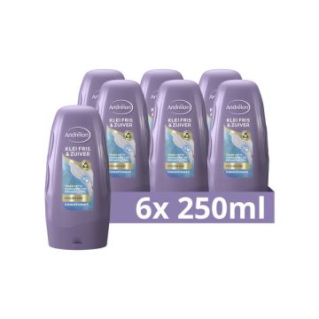 Aanbieding: Andrélon Conditioner Klei Fris & Zuiver (6x 250 ml)