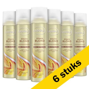 Aanbieding: Andrélon Droogshampoo Zomerblond (6x 245 ml)