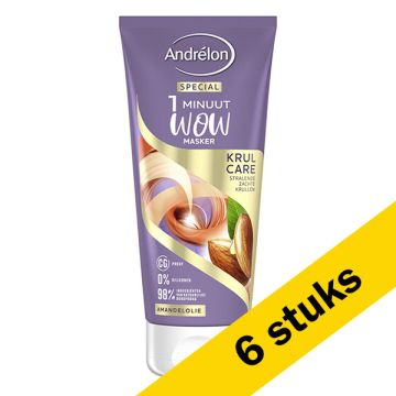 Aanbieding: Andrélon 1-minuut masker Krul Care (6x 180 ml)