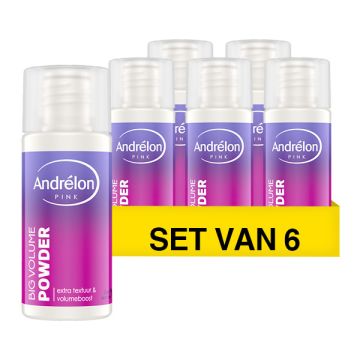 Aanbieding: Andrélon Pink Get The Volume Poeder (6x 7 gram)