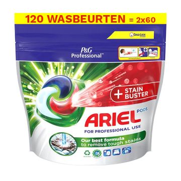 Aanbieding: Ariel All In 1 Pods Professional Ultra Vlekverwijderaar (2 zakken - 120 wasbeurten)