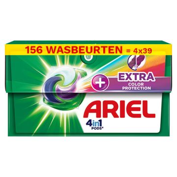 Aanbieding: Ariel All In 1 Pods Extra Fiber Protection (4 dozen - 156 wasbeurten)