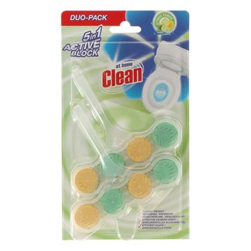 At Home Clean toiletblok Citrus 45 gram (Duopack)