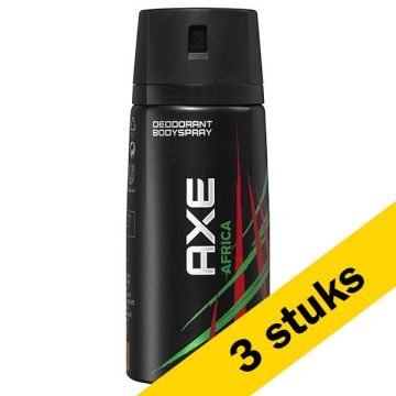 Aanbieding: Axe Africa Deodorant Body Spray (3 flessen - 150 ml)