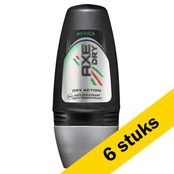 Aanbieding: Axe Africa Deoroller (6 rollers - 50 ml)