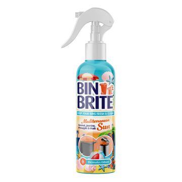 Bin Brite vuilnisbak verfrisser spray | Mediterranean sun (400 ml)