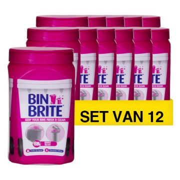 Aanbieding: 12x Bin Brite vuilnisbak verfrisser | Berry Blast (500 gram)