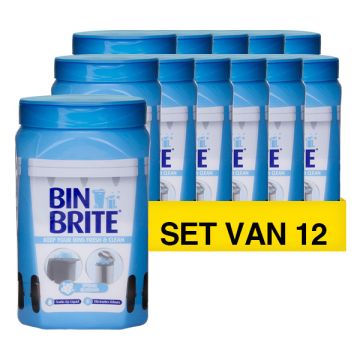 Aanbieding: 12x Bin Brite vuilnisbak verfrisser | Spring Blossom (500 gram)