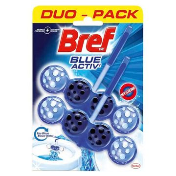 Bref Toiletblok Blue Activ Chloor (2 x 50 gram)