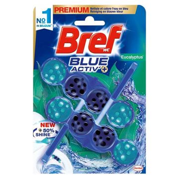 Bref Toiletblok Blue Activ+ Eucalyptus (2 x 50 gram)