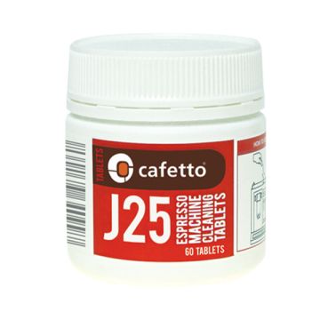 Cafetto J25 Tablets Espressomachine Reiniger (60 tabletten - 2,5 gram)