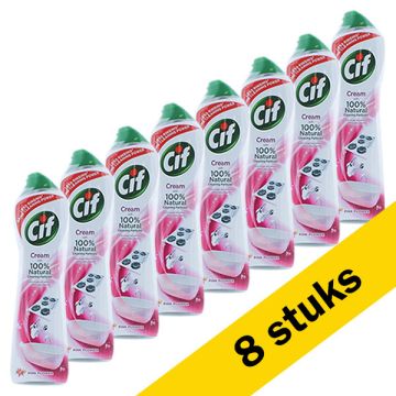 Aanbieding: Cif Vloeibaar Schuurmiddel Pink Flower (8 flessen - 500 ml)