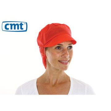 CMT Haarnet met klep (rood, 1000 stuks)