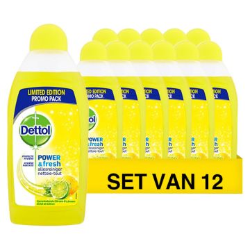 Aanbieding: Dettol Allesreiniger Citroen (12 flessen - 500 ml)