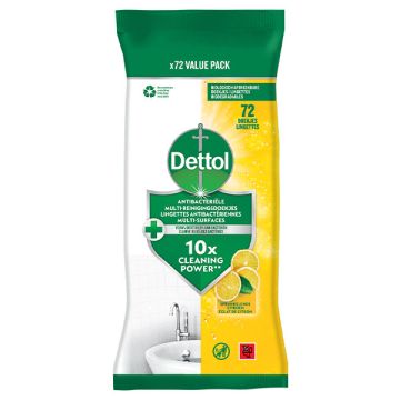 Dettol Schoonmaakdoekjes Citrus (72 doekjes)