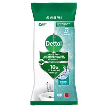 Dettol Schoonmaakdoekjes Ocean (72 doekjes)