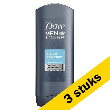 Aanbieding: Dove Men+Care Douchegel Clean Comfort (3 stuks - 400 ml)