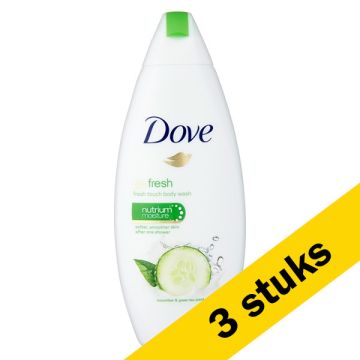 Aanbieding: Dove Douchegel Go Fresh Cucumber (3 stuks - 250 ml)