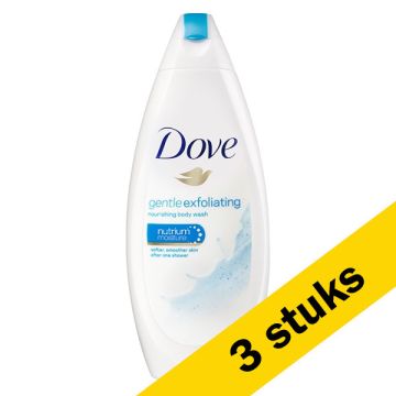 Aanbieding: Dove Douchegel Gentle Exfoliating (3 stuks - 250 ml)