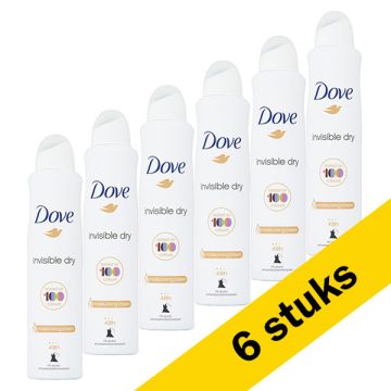 Aanbieding: Dove Deodorant Spray Invisible Dry (6 stuks - 250 ml)