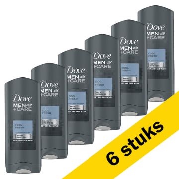 Aanbieding: Dove Men+Care Douchegel Cool Fresh (6 stuks - 250 ml)