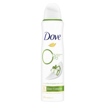 Dove Deodorant Spray Cucumber & Green Tea 0% (150 ml)