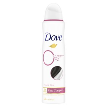 Dove Deodorant Spray Invisible 0% (150 ml)