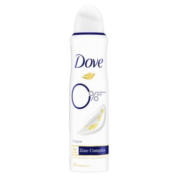 Dove 0% deodorant Original (150 ml)