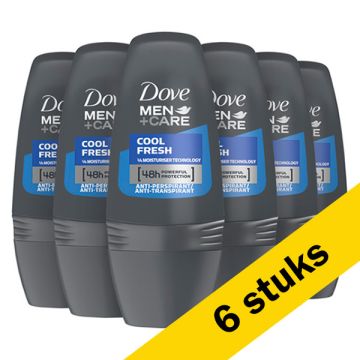 Aanbieding: Dove Men+Care Deoroller Cool Fresh (6 stuks - 50 ml)