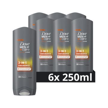 Aanbieding: Dove Men+Care Douchegel Endurance (6 stuks - 250 ml)