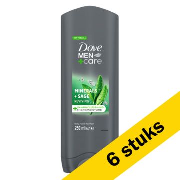 Aanbieding: Dove Men+Care Douchegel Minerals & Sage (6 stuks - 250 ml)