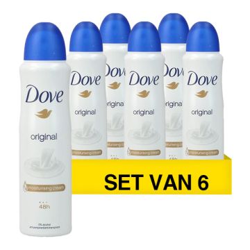 Aanbieding: Dove Deodorant Spray Original (6 stuks - 150 ml)