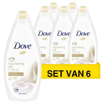 Aanbieding: Dove Douchegel Silk Glow (6 stuks - 450 ml)