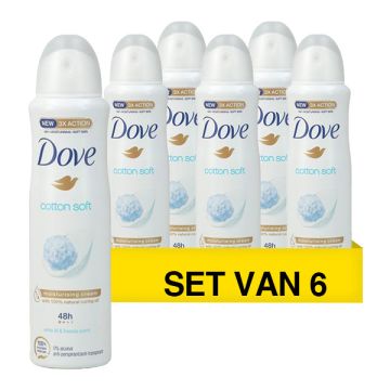 Aanbieding: Dove Cotton Soft Deodorant Spray (6 sprays - 150ml)