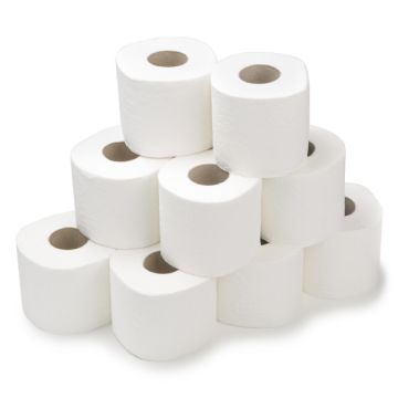 Toiletpapier Mini Jumbo 2-laags | 12 rollen | 123schoon huismerk | Geschikt voor Tork T2 dispenser