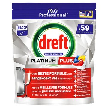 Dreft Professional Platinum Plus Lemon (59 vaatwasbeurten)