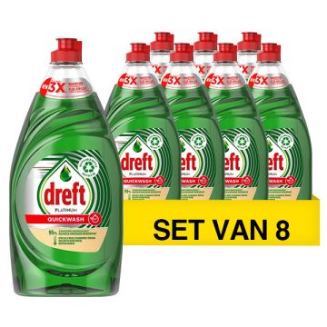 Aanbieding : Dreft Quickwash Original (8 flessen - 780 ml)