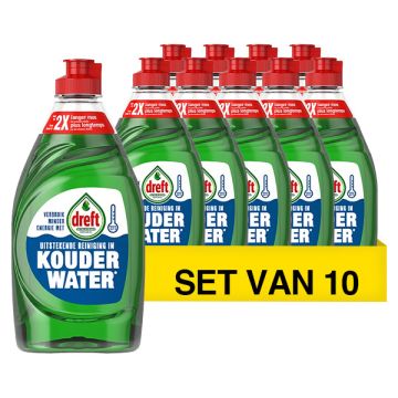 Aanbieding: Dreft Original Afwasmiddel Koud Water (10 flessen - 330 ml)