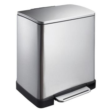 EKO E-Cube pedaalemmer (20 liter, mat RVS)