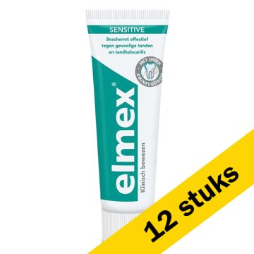 Aanbieding: 12x Elmex Sensitive tandpasta (75 ml)