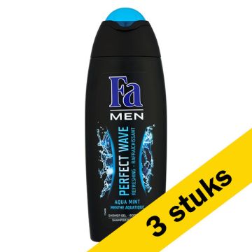 Aanbieding: 3x Fa douchegel Perfect Wave for Men (250 ml)