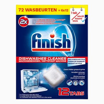 Aanbieding: Finish Machinereiniger Tabletten (6 dozen - 72 stuks)