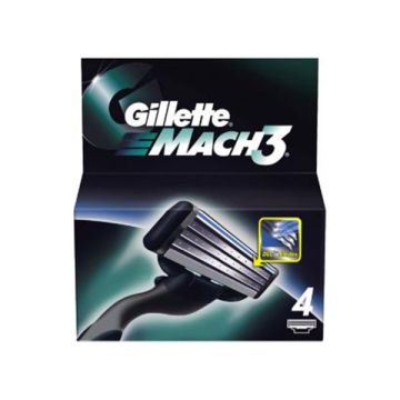 Gillette Mach 3 scheermesjes (4 stuks)